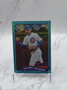 DANSBY SWANSON 2024 Topps Series 2 Silver Pack 1989 Topps Aqua Parallel /199 - Picture 1 of 2