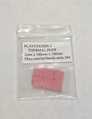 Almohadillas térmicas PlayStation 3 x 6 piezas térmicas Foto 1 de 4