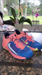 Nike Giannis Immortality Marina Blue Laser Crimson Kids 7Y Womens 8.5 FQ8168-630 - Picture 1 of 11
