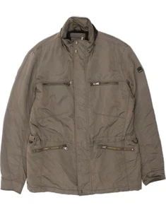 Chaqueta utilitaria con capucha GEOX para hombre UK 44 2XL gris poliéster BU65 - Imagen 1 de 4
