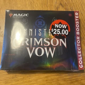 New Magic the Gathering Innistrad Crimson Vow Collector's Booster - 15 Cards - Picture 1 of 2