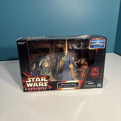 Star Wars Episode 1 Watto's Box Graxol Kelvyyn Shakka Set Hasbro New MiB Sealed - Image 1 of 2