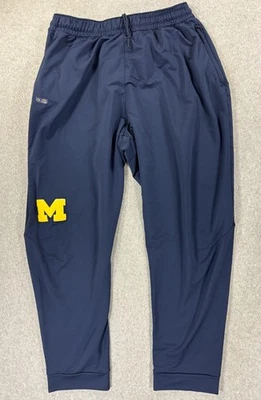 Michigan Wolverines Nike Jordan Team Issue Football Sweatpants (Men's 4XL) Blue - Image 1 of 4