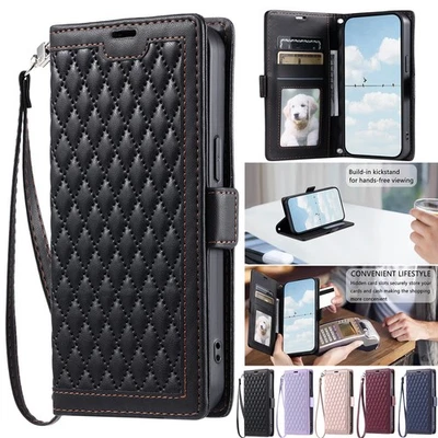 For Huawei Honor 400 X9c X6b P70 Pro P40 Leather Flip Wallet Case Magnetic Cover - Image 1 of 4