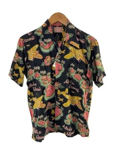 REAL McCoyS Aloha Shirt -- -- BLK - Picture 1 of 4