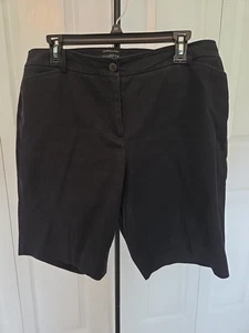 Talbots Woman die perfekte kurze schwarze Damenshorts Größe 14W - Bild 1 von 8