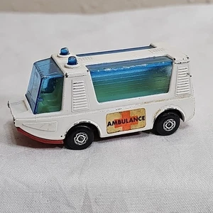 Lesney Matchbox Superfast Stretcha Fetcha Ambulance 1971 White No.46 England - Picture 1 of 8
