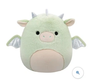 Squishmallows Fuzz-A-Mallows Plush Drew the Green Dragon 30cm - Picture 1 of 2
