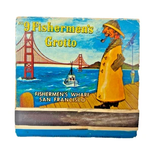 Libro de fósforos vintage nº 9 Fisherman’s Grotto Fisherman’s Wharf San Francisco - años 50 - Imagen 1 de 8