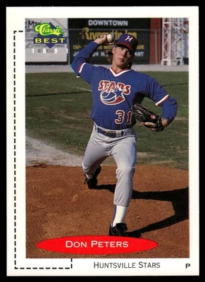 1991 Classic Best #288 Don Peters - Image 1 of 2