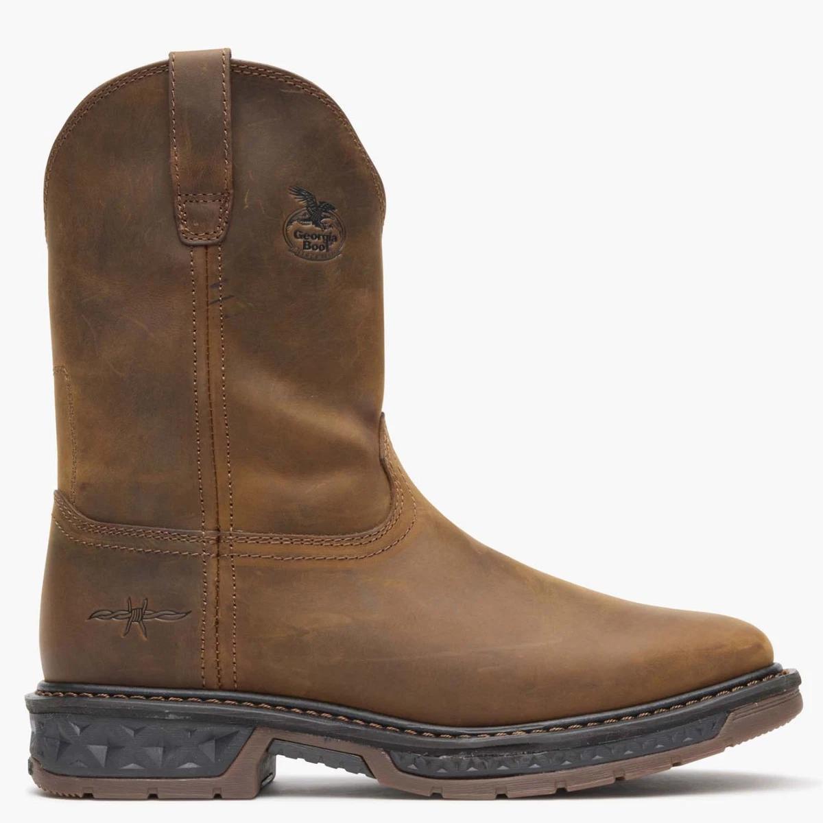 Georgia Boot Herren Arbeitssstiefel BRN – Wasserdicht, Isoliert, Sicherheitszehe, Bequem