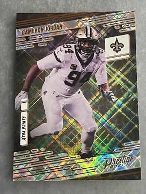 2021 Panini NFL Prestige Xtra Points Diamond #136 Cameron Jordan - Image 1 of 2