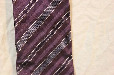 Corbata de Vestido Alfani 100% Seda Morado, Plata Foto 1 de 3