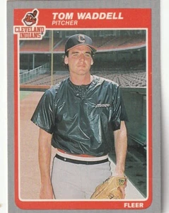 FREE SHIPPING-MINT-1985 Fleer Tom Waddell Rookie Cleveland Indians #459 - Picture 1 of 1