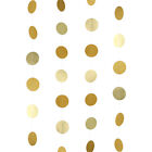 4 Pcs 13 Feet Gold Circle Dots Garland Party Decorations