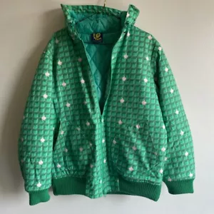 Billionaire Boys Club Ice Cream Green Waffle Bomber Jacket Small Medium - Picture 1 of 12