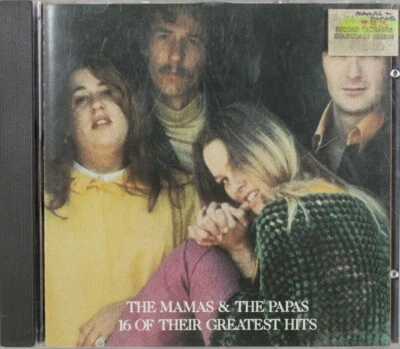  The Mamas & The Papas ‎– 16 Of Their Greatest Hits  - CD  (C1340) - Image 1 of 3