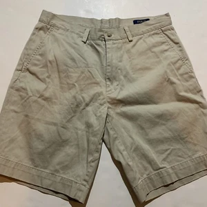 Polo Ralph Lauren Men's Chino Shorts Size 32 Beige Cotton Twill Flat Front - Picture 1 of 5