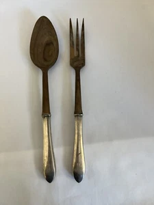 S.Kirk & Son Sterling Silver Salad Set (2 Pcs.) 10.5” Fork 10.75” Spoon - Picture 1 of 19