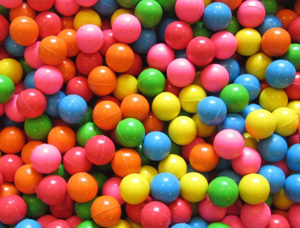 144 Super High Bounce Balls Hi Bouncy Rubber Ball Superball Party Favors Cat Toy