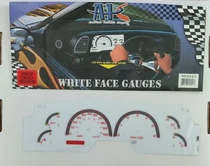 99-02 Expedition Navigator Cara Blanca Brillo Calibre Borde Rojo 00 01 - Imagen 1 de 3