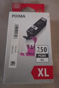 Nagelneu! Original Canon Pixma PGBK 250 XL Tintenpatrone Schwarz - Bild 1 von 4