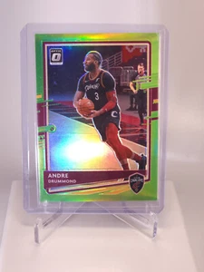 2020-21 Donruss Optik Andre Drummond Lime Green Holo Prizm #135/149 - Cavaliers - Bild 1 von 2