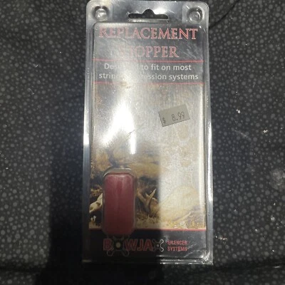 Bowjax Replacement Stopper Red For 3/8” Rod - Image 1 of 4