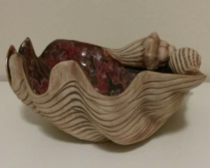 Seashell Bowl Handed Made In Thailand - Picture 1 of 12