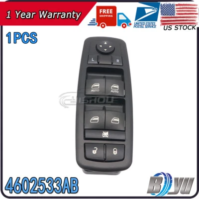 Interruptor de ventana de control maestro del lado del conductor para Dodge Ram 1500 2500 3500 2009-2012 Foto 1 de 4