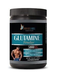muscle gainer - GLUTAMINE POWDER 5000mg - bcaa powder - 1 Can