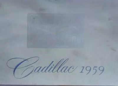 Cadillac 1959 manuel d'entretien uso e manutenzione originale in francese - Immagine 1 di 4