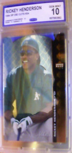 Ricky Henderson 1994 Upper Deck SP Die Cuts CCG 10