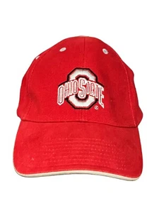 Ohio State Buckeyes Red Baseball Hat Cap Collegiate Licensed Product - Picture 1 of 12