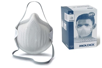 1/5/10/20x Atemschutzmaske MOLDEX 2400 FFP2 Maske ohne Ventil Mundschutz Staub