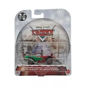 2022 Holiday Disney PIxar Lightning McQueen With Snow Plow Diecast Christmas Car - Picture 1 of 3