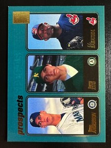 Ryan Anderson Barry Zito CC Sabathia 2001 Topps Prospects Baseball Card #363