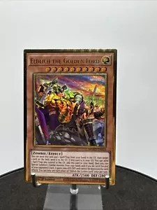 Yu-Gi-Oh! Eldlich the Golden Lord MGED-EN024 Premium Gold Rare 1st Edition NM - Picture 1 of 15