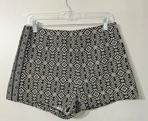 Pantalones Cortos Urban Outfitters Ecote Tribal Estampado Azteca Boho Chic Tiro Alto Talla 8 - Imagen 1 de 9