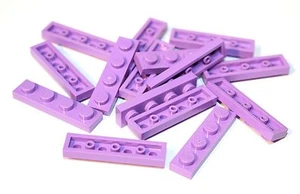 15x LEGO®  Platte 1x4 3710 NEU Flieder Medium Lavender - Picture 1 of 1