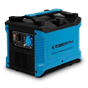 EBERTH Inverter 1000W Generator Stromerzeuger Notstromaggregat 2PS 1x230V+2xUSB - Bild 1 von 8
