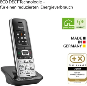 Gigaset S850/H -DECT móvil con base de carga para router DECT-base Fritzbox- - Imagen 1 de 5