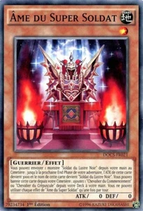Carta YUGIOH-Ame du Super Soldat-DOCS-FR021-FRA-EX-Common 1.Ed - Bild 1 von 1