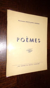 Poèmes - Raymonde Pontvianne Cordier 1966 - Poésie - Picture 1 of 3