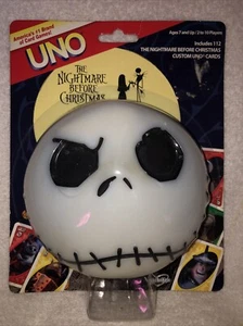 The Nightmare Before Christmas UNO Game 2007 Glow in the Dark Jack Head nrfp - Picture 1 of 8