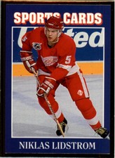 1992 Allan Kaye's Sports Cards #45 NICKLAS LIDSTROM Detroit Red Wings NHL HOF
