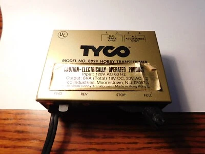 TYCO / Train HOBBY TRANSFORMER -  TRACK CONTROLLER - MODEL NO. 899V - Image 1 of 3