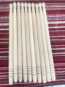 Baquetas Cola de Avispa Tarola Banda Tamborazo Hechas En Sinaloa 5 Pares - Imagen 1 de 1