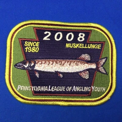 Pennsylvania Fish & Boat Comm 2008 Muskellunge Patch League Of Angling Youth - Image 1 of 3