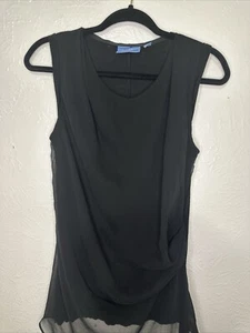 Simply Vera Wang ärmelloses schwarzes Top Small - Bild 1 von 5